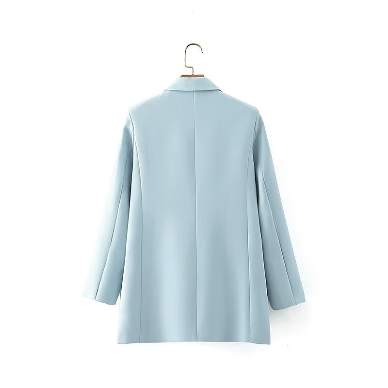 Women's Spring Single Breasted Women's Blazer Neutral Shorts Sets