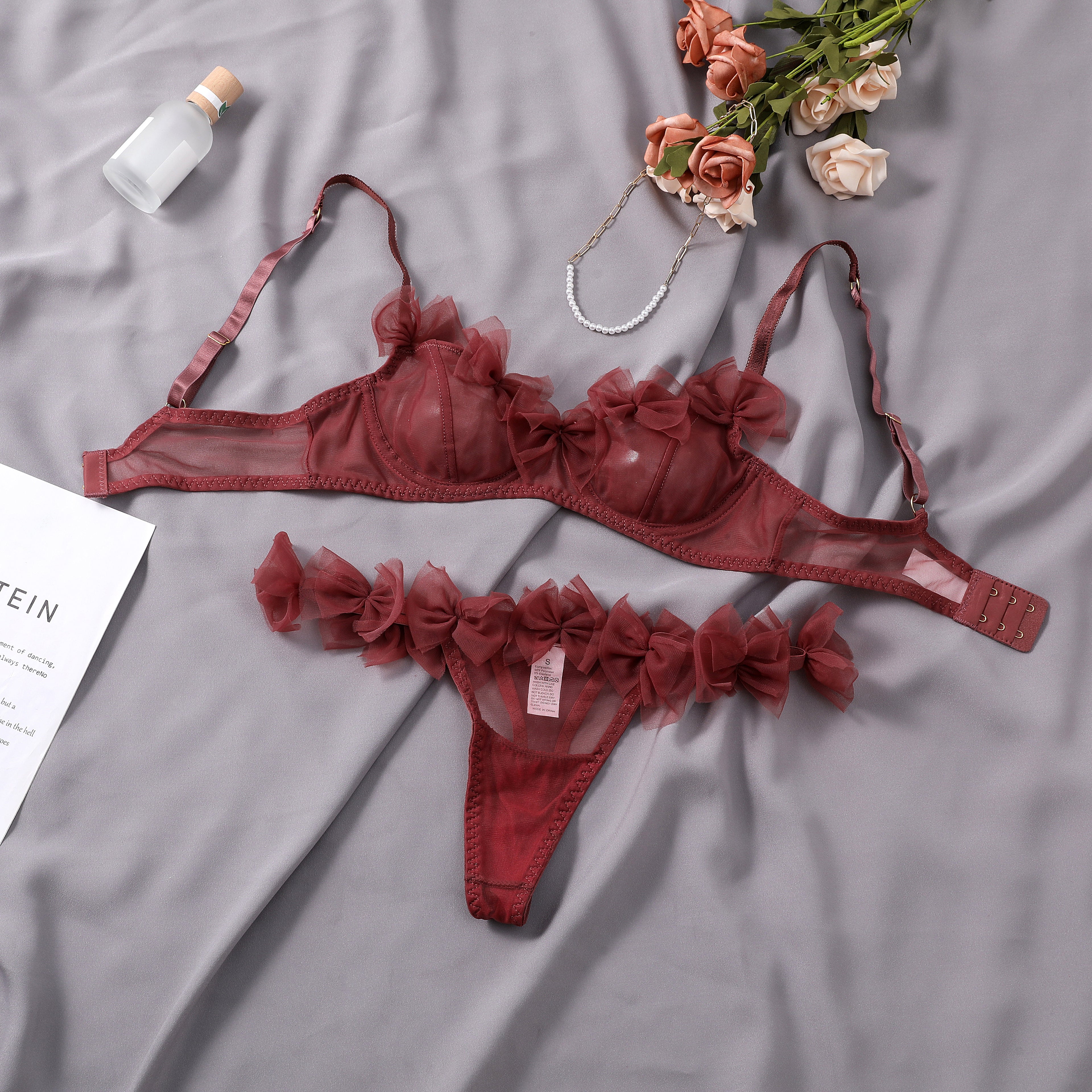 Bow Bra Set Lingerie