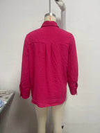 Women's Classic Collared Long Sleeve Shirt