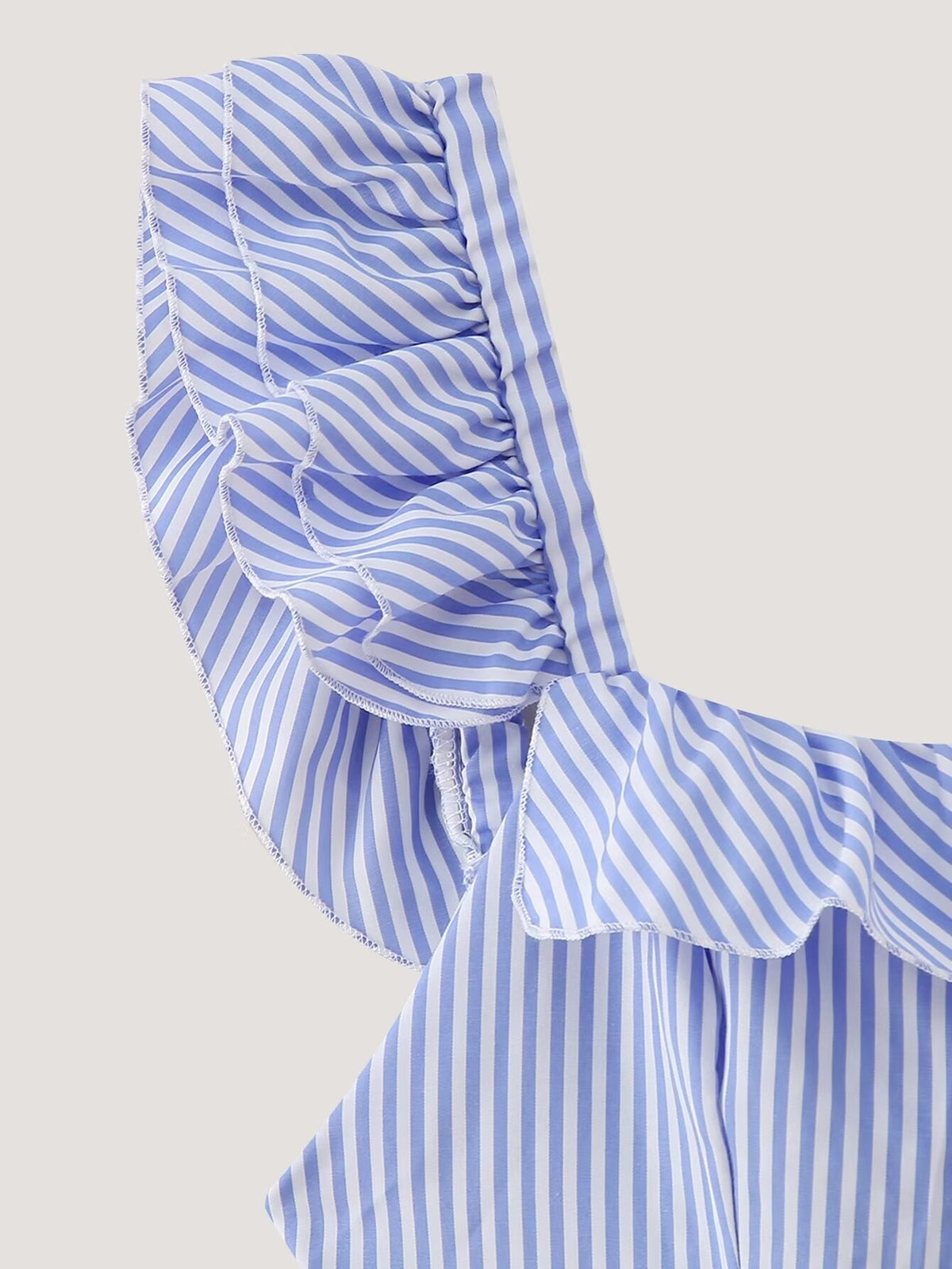 Women's Plaid Sleeveless Ruffle Dress