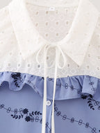 Women's Lace Decorative Stitching Shirts