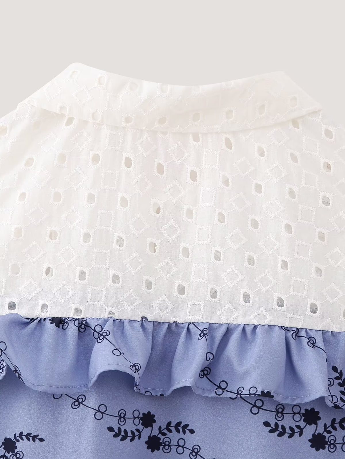 Women's Lace Decorative Stitching Shirts