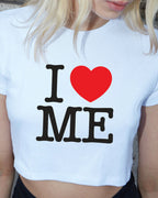 Women’s Letter Graphic Cropped T Shirt