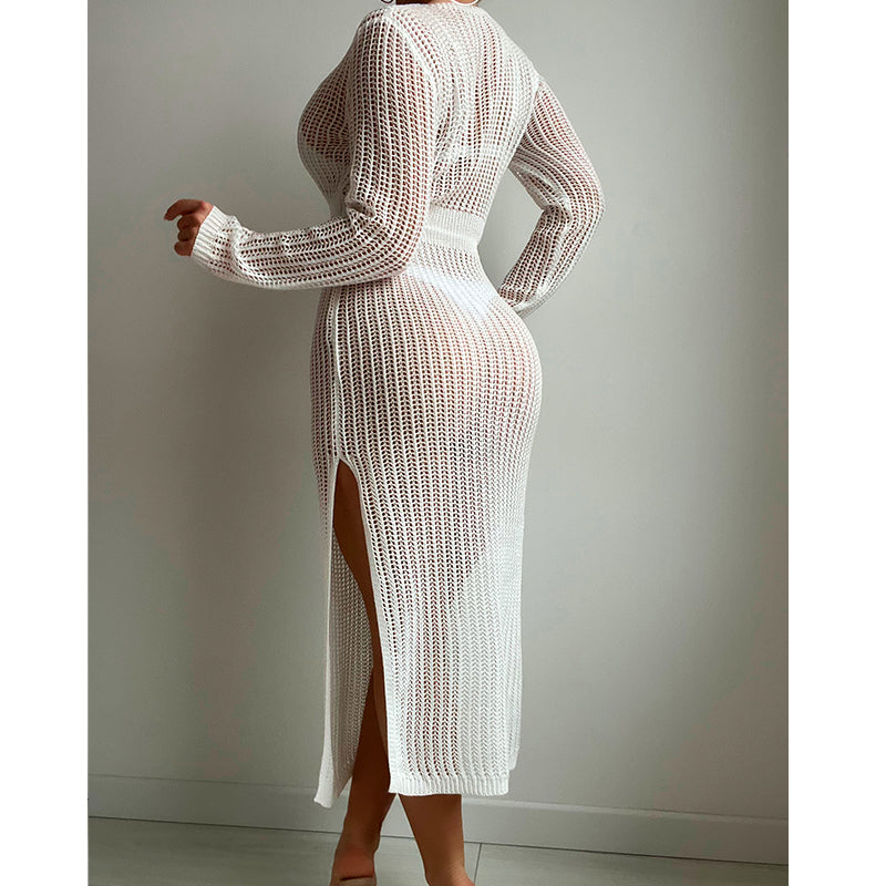 Hollow Out One-piece Swimwear