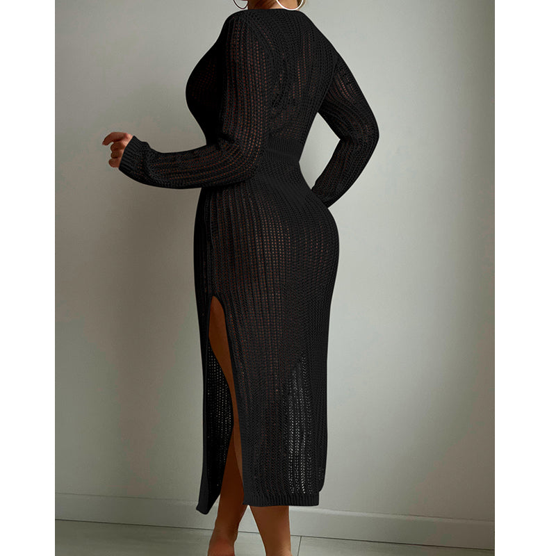 Hollow Out One-piece Swimwear