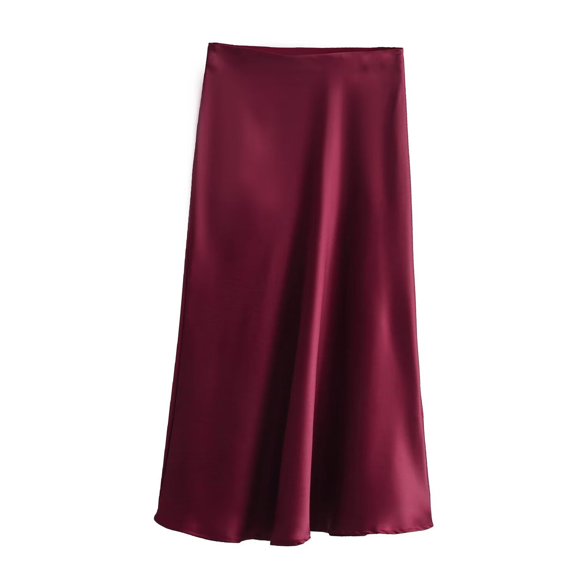 Spring Casual Multicolor Acetate Skirt