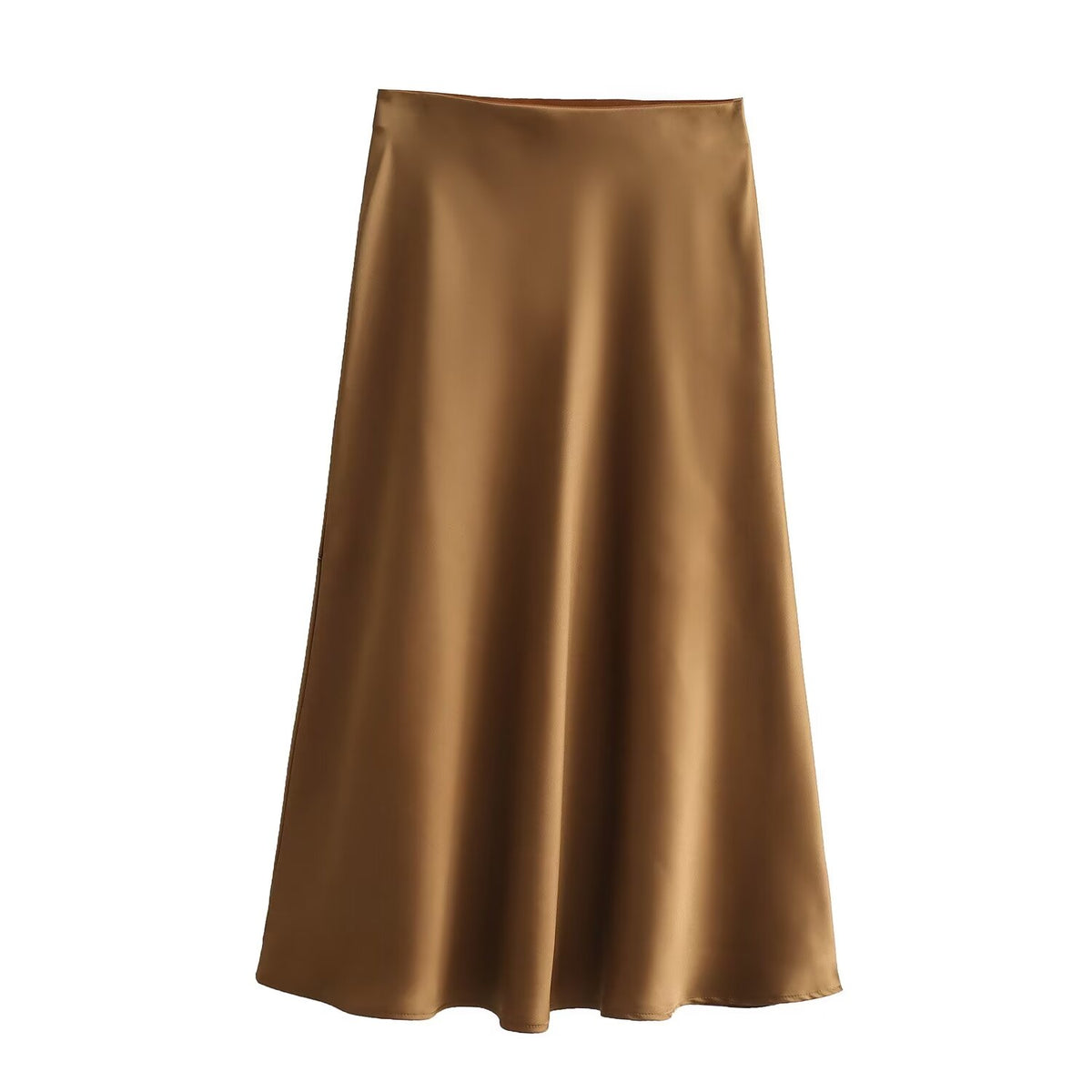 Spring Casual Multicolor Acetate Skirt