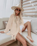 Fishnet Beach Cover Up Swimwear