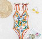 Suspenders Backless One-piece Swimwear