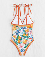Suspenders Backless One-piece Swimwear