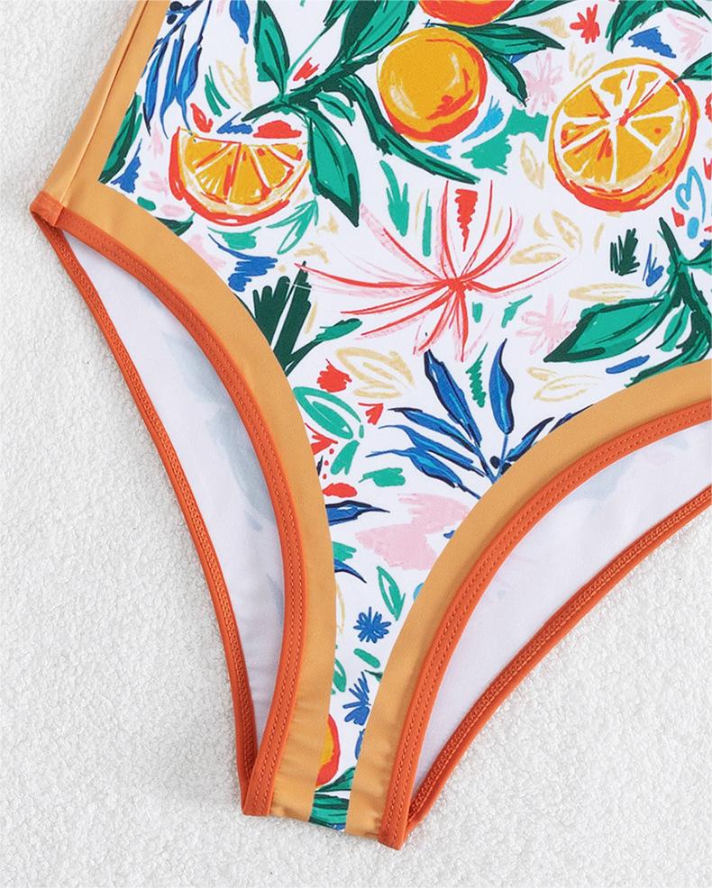 Suspenders Backless One-piece Swimwear