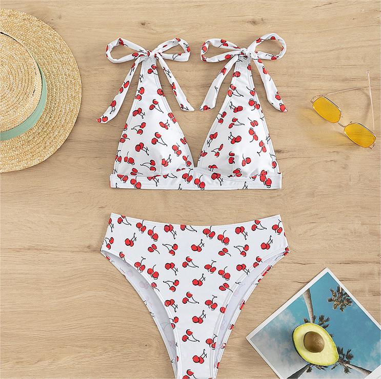 Fruit Bow Bikini Swimwear