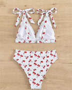 Fruit Bow Bikini Swimwear