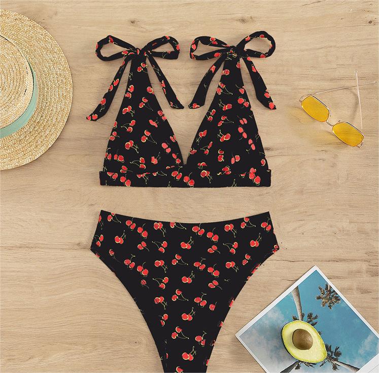 Fruit Bow Bikini Swimwear