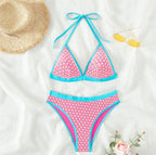 Contrast Color Bikini Swimwear