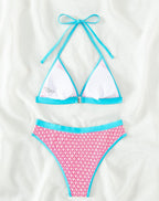 Contrast Color Bikini Swimwear