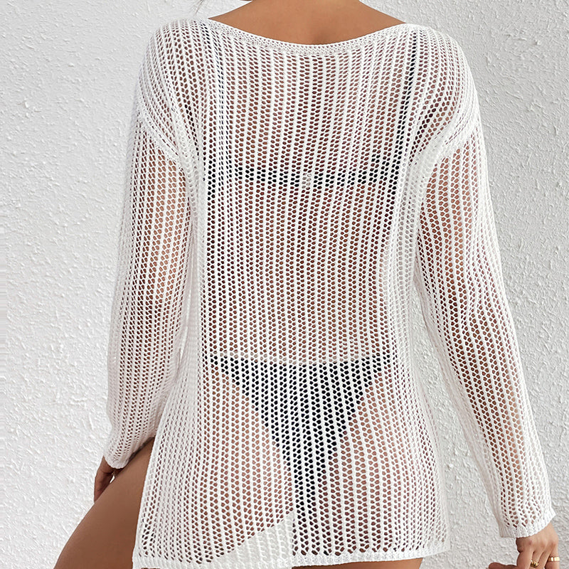 Mid Length Cover Up Swimwear