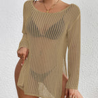 Mid Length Cover Up Swimwear