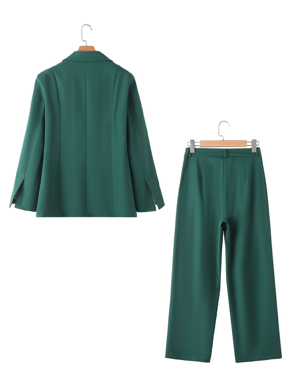 Autumn Clothing Green Loose Pants Sets