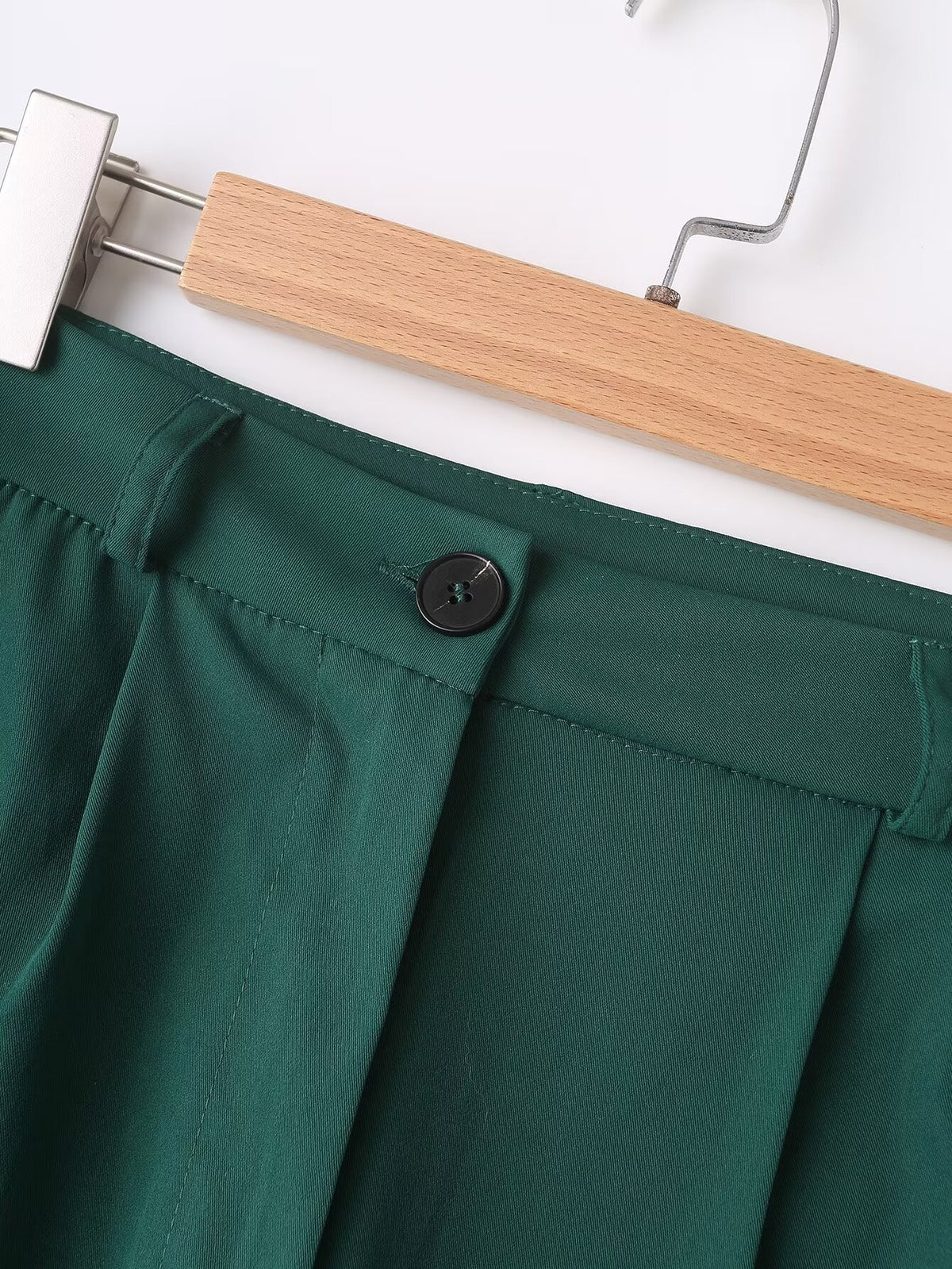 Autumn Clothing Green Loose Pants Sets