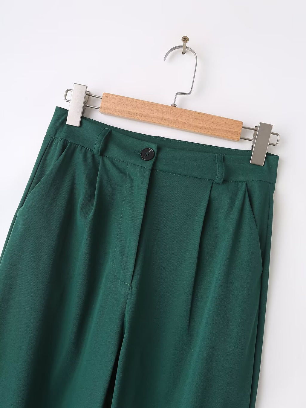Autumn Clothing Green Loose Pants Sets