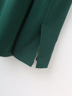 Autumn Clothing Green Loose Pants Sets