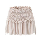 Design Pleated Waist Leggings Skirt