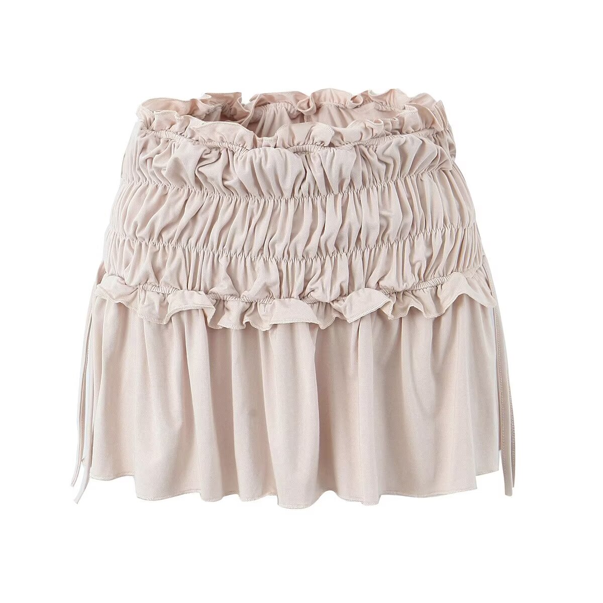 Design Pleated Waist Leggings Skirt