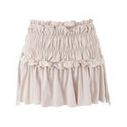 Design Pleated Waist Leggings Skirt