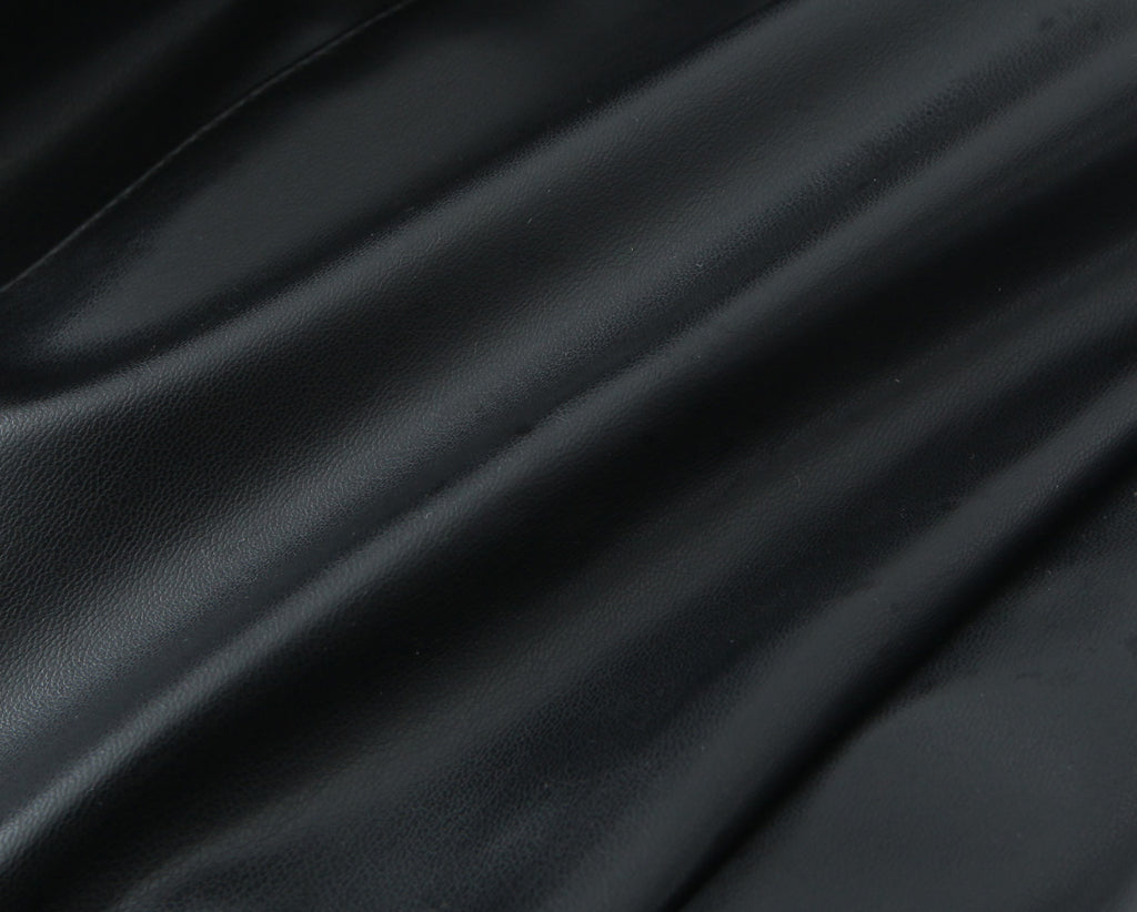 Sleeveless Faux-Leather Bodycon Mini Dress