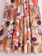 for V-Neck Printed Dress