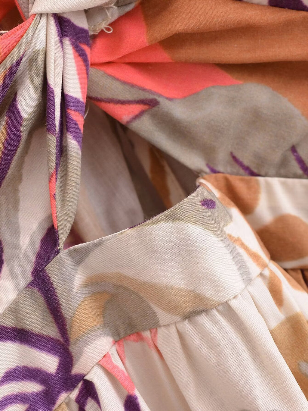 for V-Neck Printed Dress