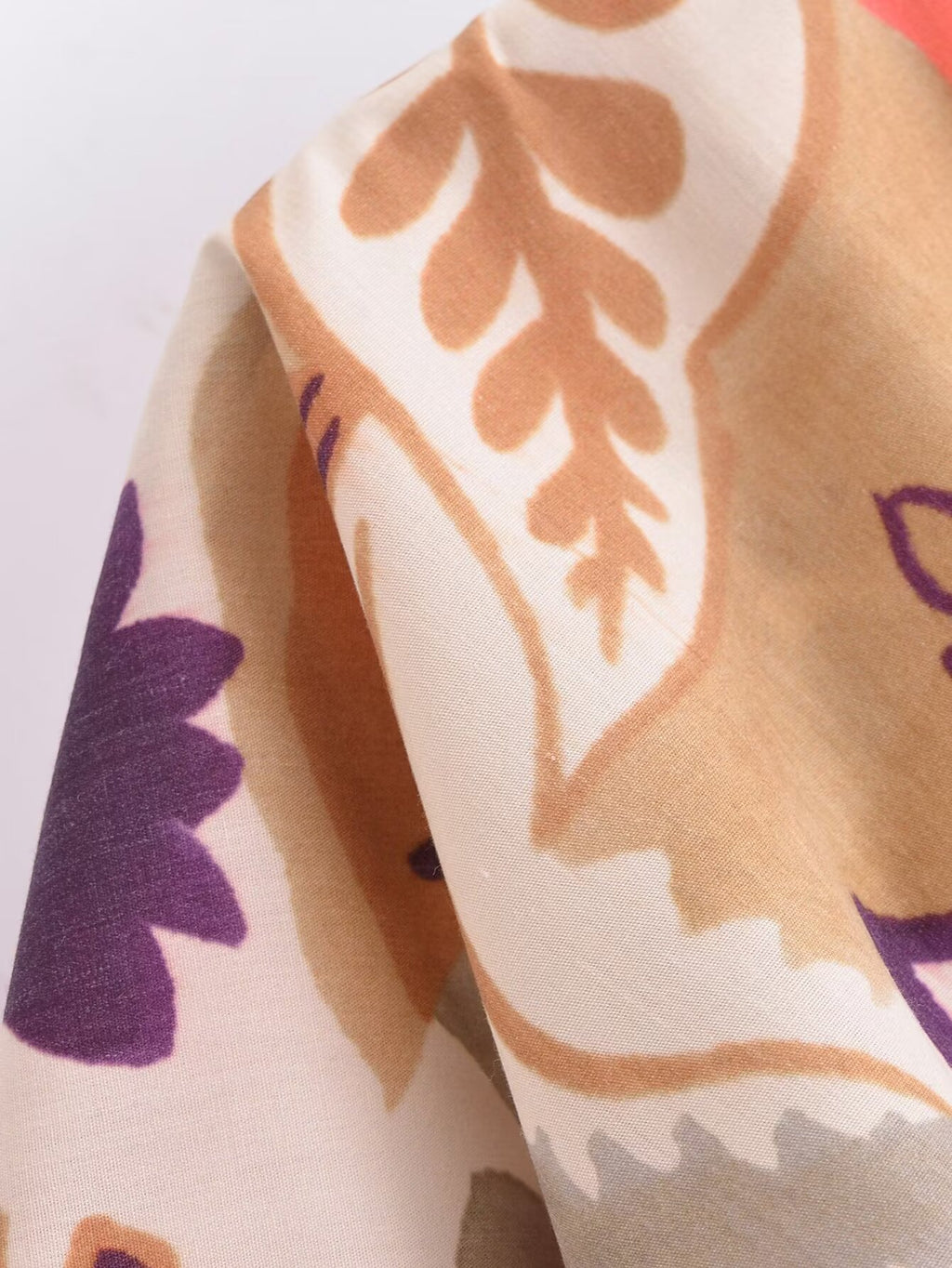 for V-Neck Printed Dress