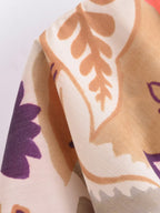 for V-Neck Printed Dress