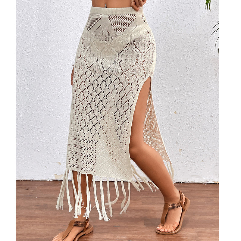 Slit Tassel Bikini Swimwear
