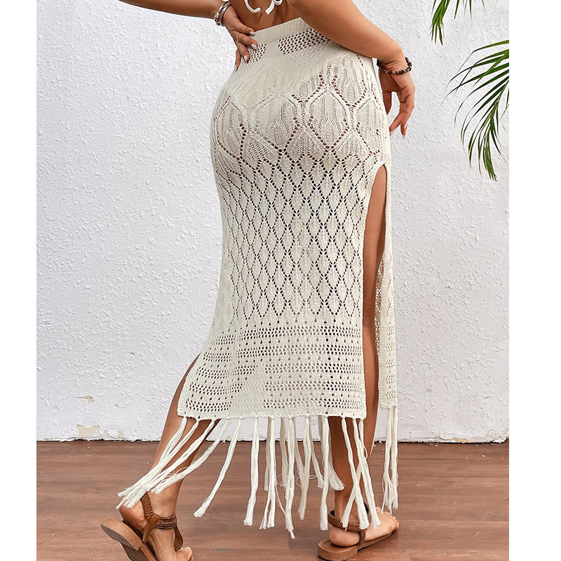 Slit Tassel Bikini Swimwear