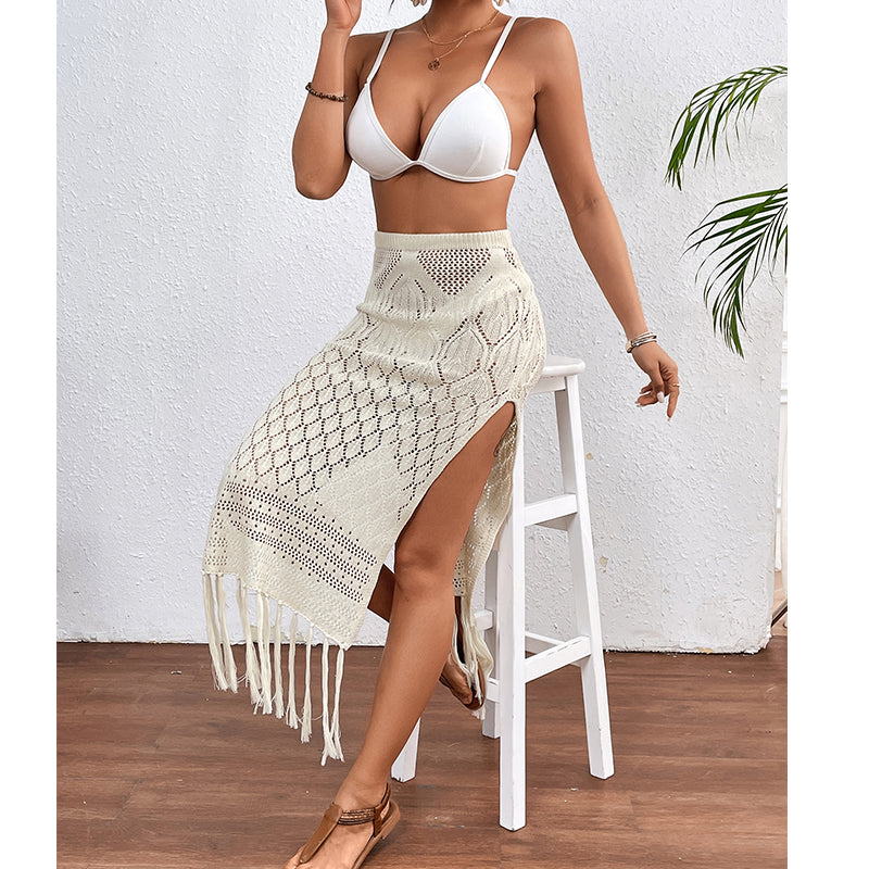 Slit Tassel Bikini Swimwear