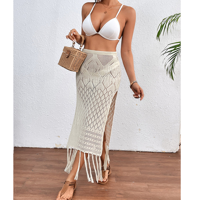 Slit Tassel Bikini Swimwear