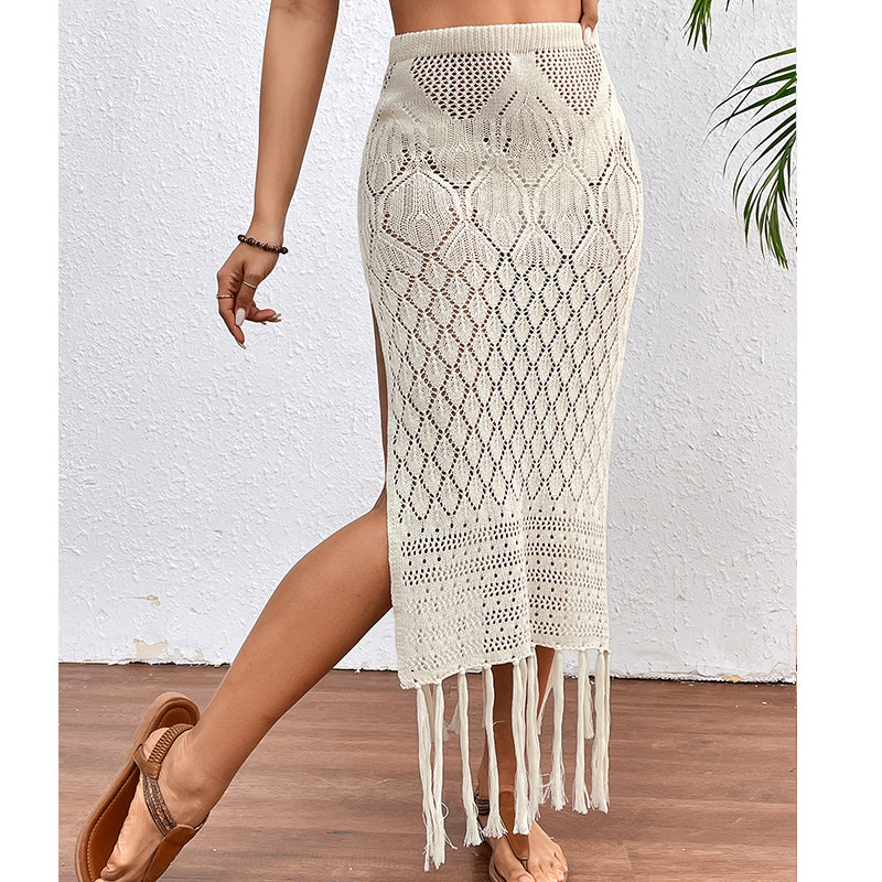 Slit Tassel Bikini Swimwear