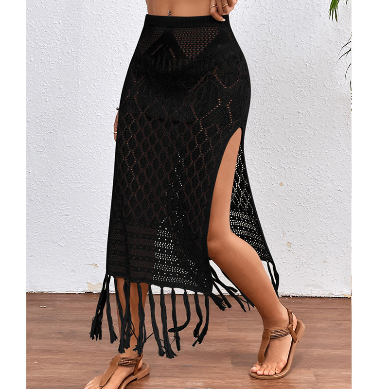 Slit Tassel Bikini Swimwear