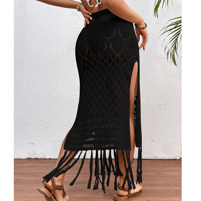 Slit Tassel Bikini Swimwear
