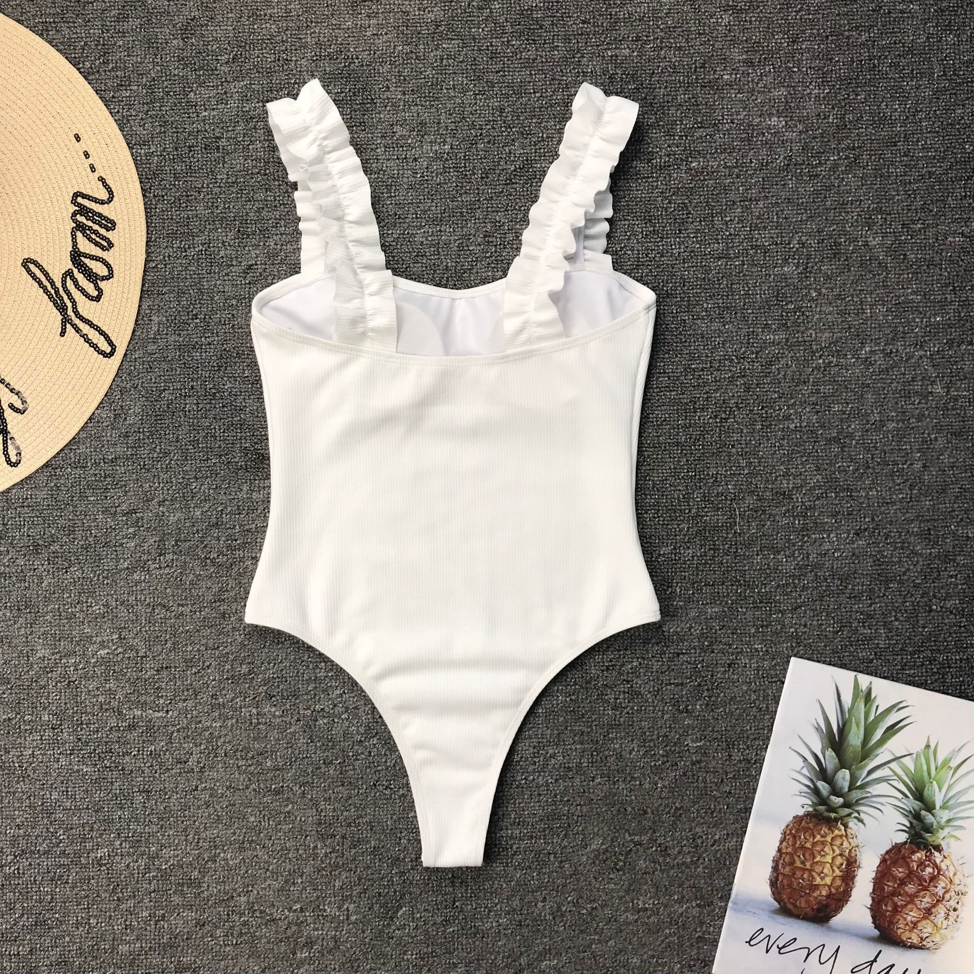 Solid Color Bikini Swimwear
