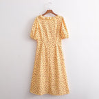 Women's Printed Short Sleeve Summer Dress