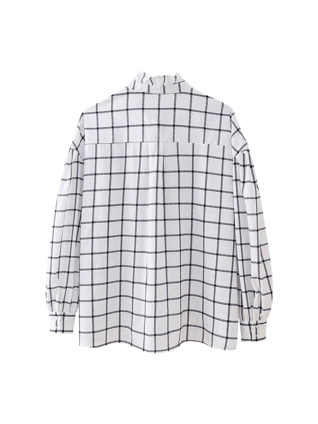 Women's Graceful Ruffled Tied Long Sleeve Shirt