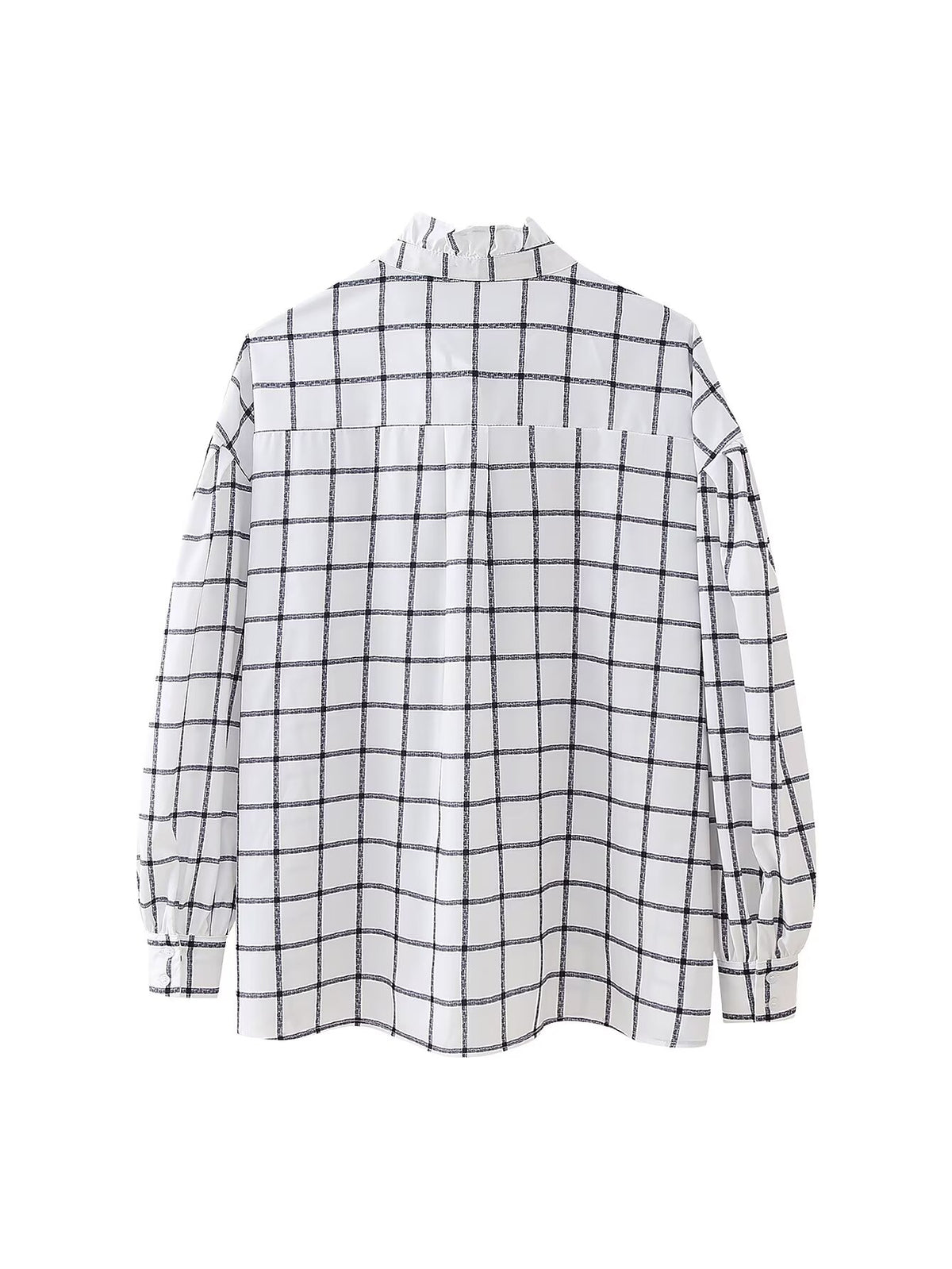 Women's Graceful Ruffled Tied Long Sleeve Shirt