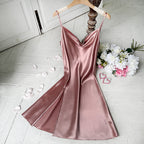 Artificial Silk Pajamas Lingerie