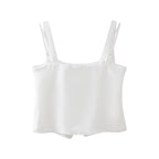 Women's Asymmetric Faux Two-Piece Strap Camisole