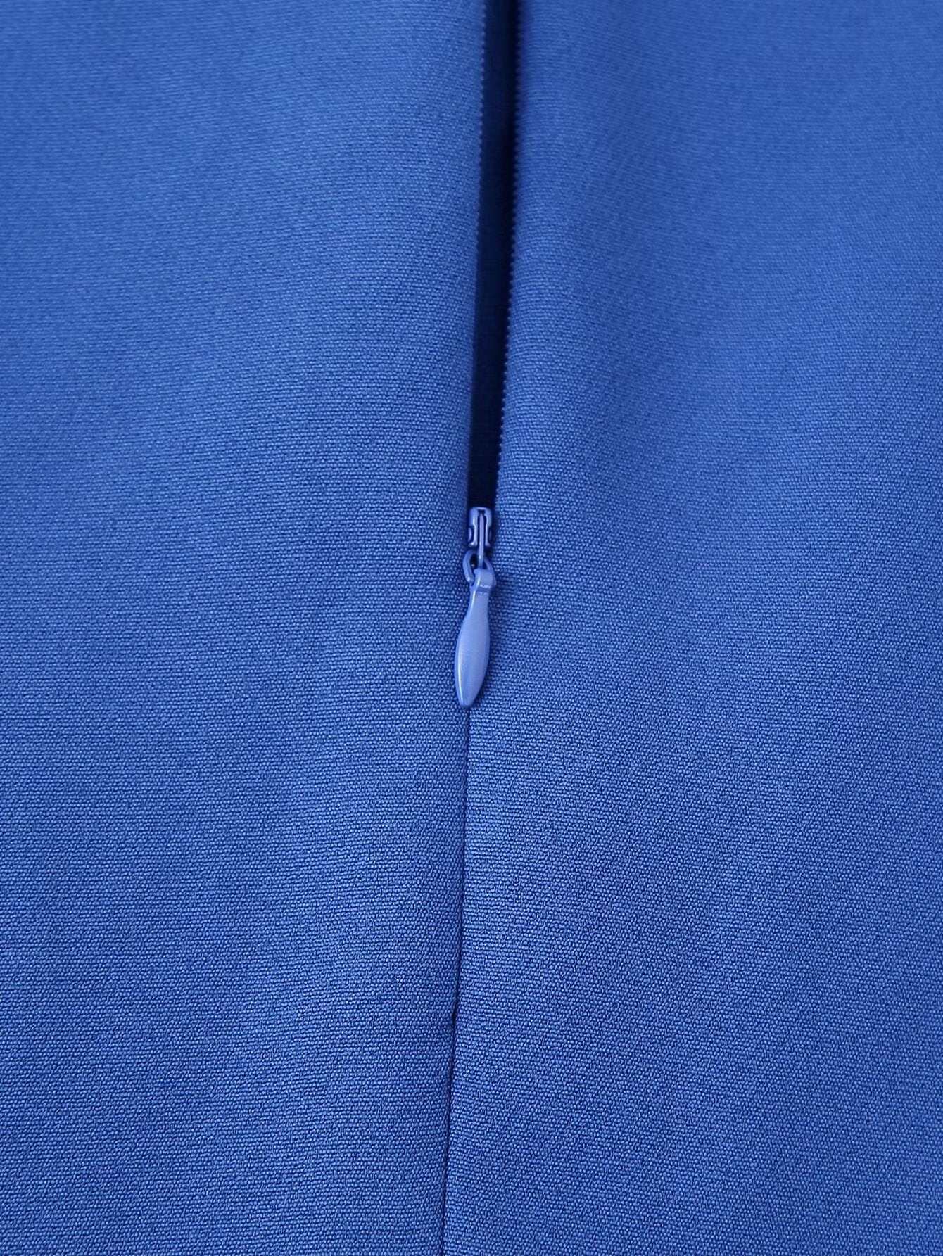 Blue Cross-Back A-Line Mini Dress