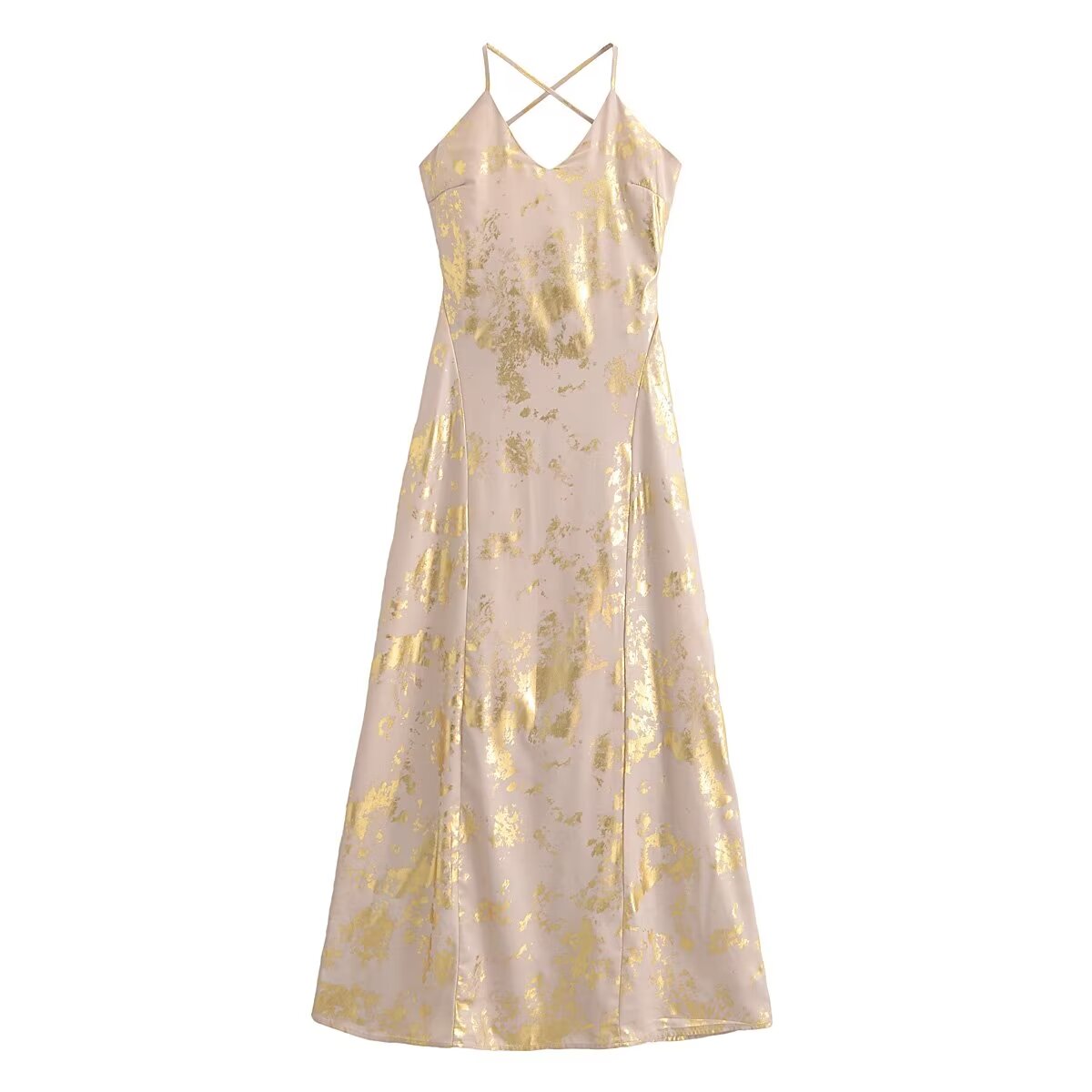 Women's Fall Metal Series Printed Underwear Dress Lingerie