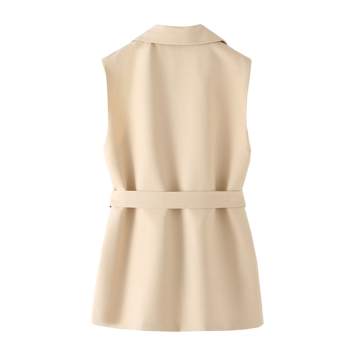 Spring Solid Color Vest Trousers Suit
